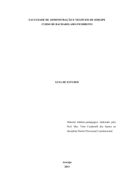 RESUMO DE DIREITO CONSTITUCIONAL