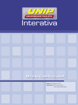 Direito Constitucional - Ambiente Virtual de Aprendizado