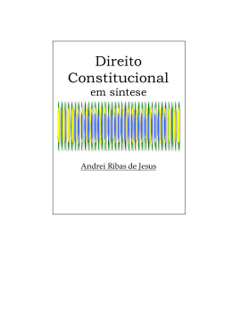 00866 - Direito Constitucional em S&iacute;ntese