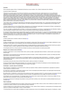 REVISTA &Acirc;MBITO JUR&Iacute;DICO &reg; Ci?ia de Direito Constitucional