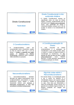 Direito Constitucional