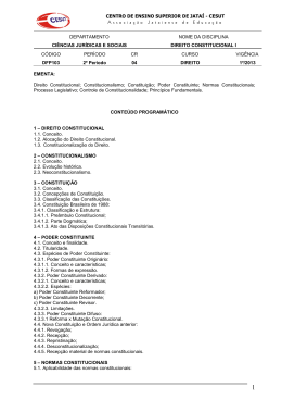 Direito Constitucional I ok