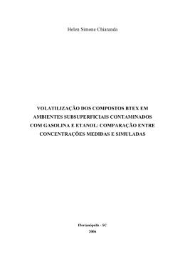 Helen Simone Chiaranda VOLATILIZA&Ccedil;&Atilde;O DOS COMPOSTOS