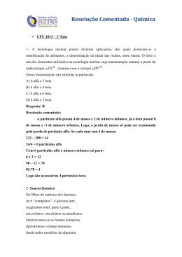 qu&iacute;mica na ufu 2013-2