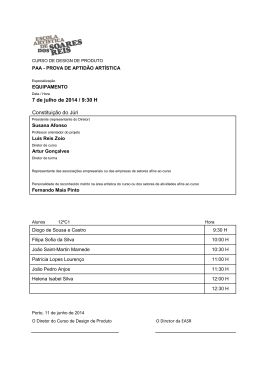 Especializa&ccedil;&otilde;es de Equipamento, T&ecirc;xteis, Ourivesaria/Joalharia e