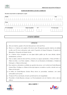PROVA MEDIO