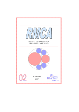 RMCA 02 ler - Col&eacute;gio Absoluto Anglo