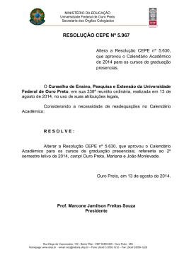 RESOLUÇÃO CEPE Nº 5.967 - Prograd