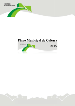 Plano Municipal de Cultura - C&acirc;mara Municipal de Vila Pouca de