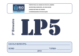 5&ordm; ano - BIO NA REDE