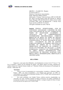 1 GRUPO I &ndash; CLASSE VII &ndash; Plen&aacute;rio TC 018.917/2013-5
