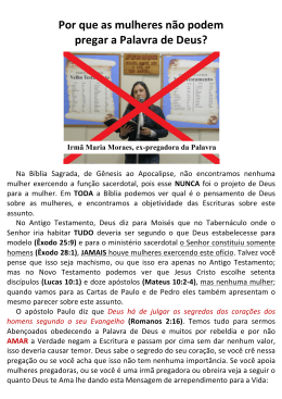5. Mulheres Pregadores