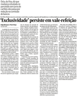 üsta. da Visa.diz que mudança estudada rio parcelado