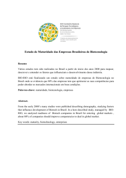 Estudo de Maturidade das Empresas Brasileiras de