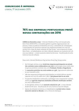76% das empresas portuguesas prevê novas contratações