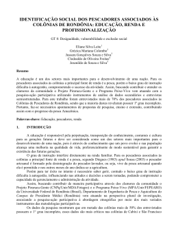 educa&ccedil;&atilde;o, renda e profissionaliza&ccedil;&atilde;o