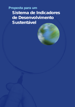 Sistema de Indicadores de Desenvolvimento Sustentável