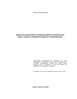 aplicando o Dashboard of Sustainablity (KRAMA, M.) pdf