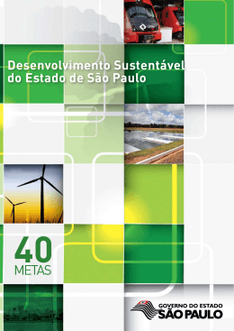 Desenvolvimento Sustentável do Estado de São Paulo 40 - PUC-SP