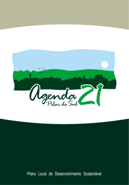Plano Local de Desenvolvimento Sustent&aacute;vel