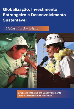 Globaliza&ccedil;&atilde;o, Investimento Estrangeiro e