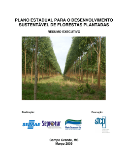 plano estadual para o desenvolvimento sustent&aacute;vel de