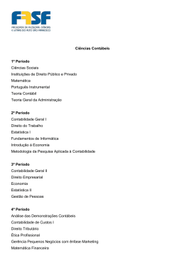 Principais M&oacute;dulos.