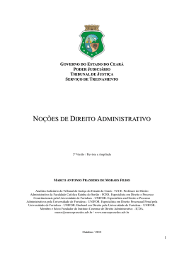 noções de direito administrativo - TJ/CE
