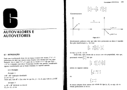 AUTOVALORES E AUTOVETORES