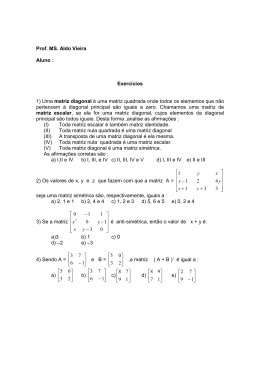 ficha 2 - Prof. Dr. Aldo Vieira
