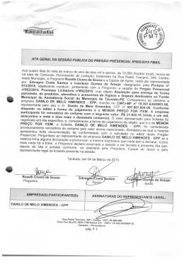 Edvagno Costa Santos e lvanilson Gomes de Araujo, designados