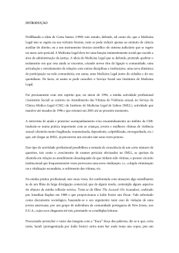 INTRODU&Ccedil;&Atilde;O Perfilhando a ideia de Costa Santos (1998) este