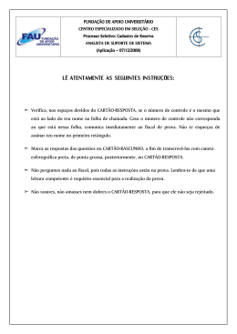 L&Ecirc; ATENTAMENTE AS SEGUINTES INSTRU&Ccedil;&Otilde;ES: &atilde; Verifica, nos