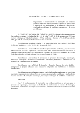 Resolu&ccedil;&atilde;o n&ordm; 358/10 do CONTRAN