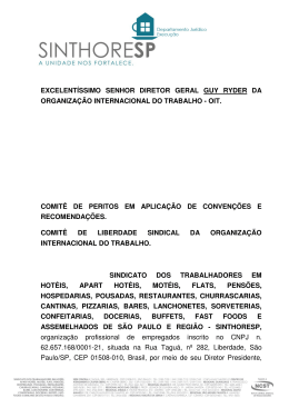 excelent&iacute;ssimo senhor diretor geral guy ryder da