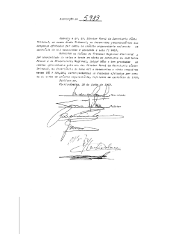 Submete o sr. dr. Diretor Geral da Secretaria deste