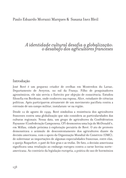 A identidade cultural desafia a globaliza&ccedil;&atilde;o