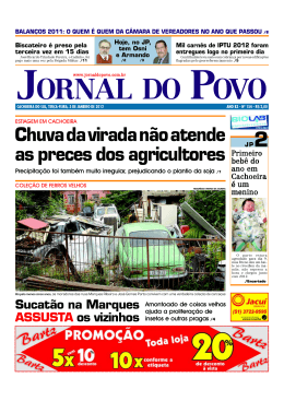 Chuva da virada n&atilde;o atende as preces dos agricultores