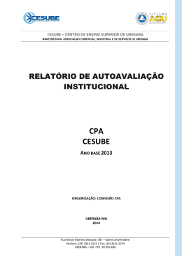 CPA 2013 - cesube.edu.br