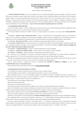 Edital - Concursos BioRio