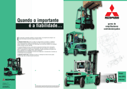 portante bilidade… - Mitsubishi Forklift Trucks