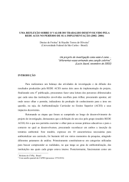 UMA REFLEXÃO SOBRE O VALOR DO TRABALHO