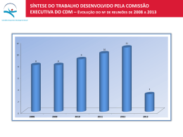 S&iacute;ntese do trabalho - Conselho Desportivo Municipal