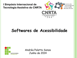 &ldquo;Softwares de Acessibilidade&rdquo; &ndash; Andr&eacute;a Sonza (vai para outra p&aacute;gina)