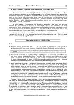 Apostila IV Contabilidade Gerencial