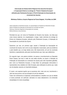 Pr&eacute;mio Cidadania Europe