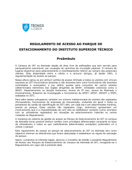 RENOVAÇÃO/ATRIBUIÇÃO DOS CARTÕES DE ACESSO