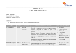 JOGOS DOS ENIGMAS