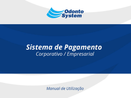 PDF - Cart&atilde;o Odonto System MasterCard