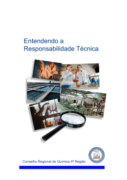 Entendendo a Responsabilidade Técnica